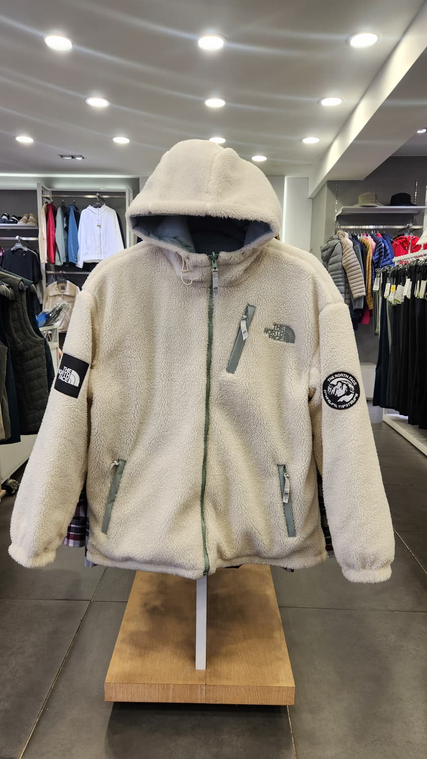 노스페이스 리버시블 후리스 뽀글이 양면 후드집업  L 상품이미지1