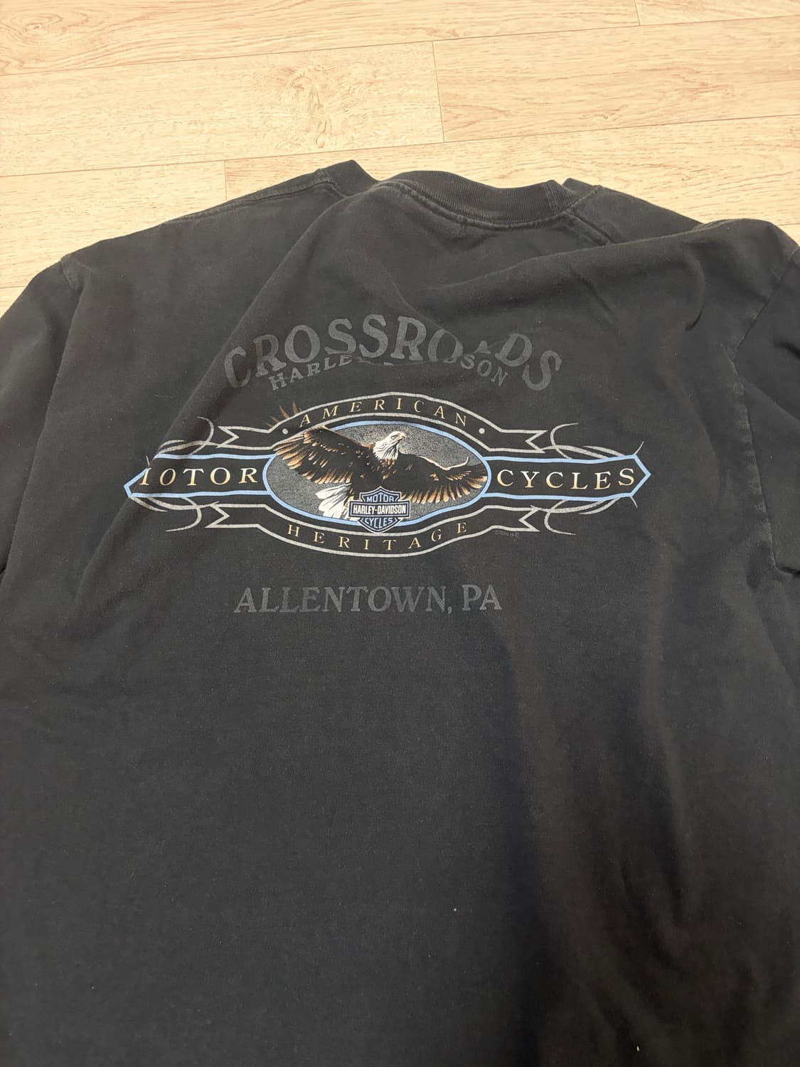 빈티지 할리데이비슨 클로운 플레임 롱슬리브 상품이미지4