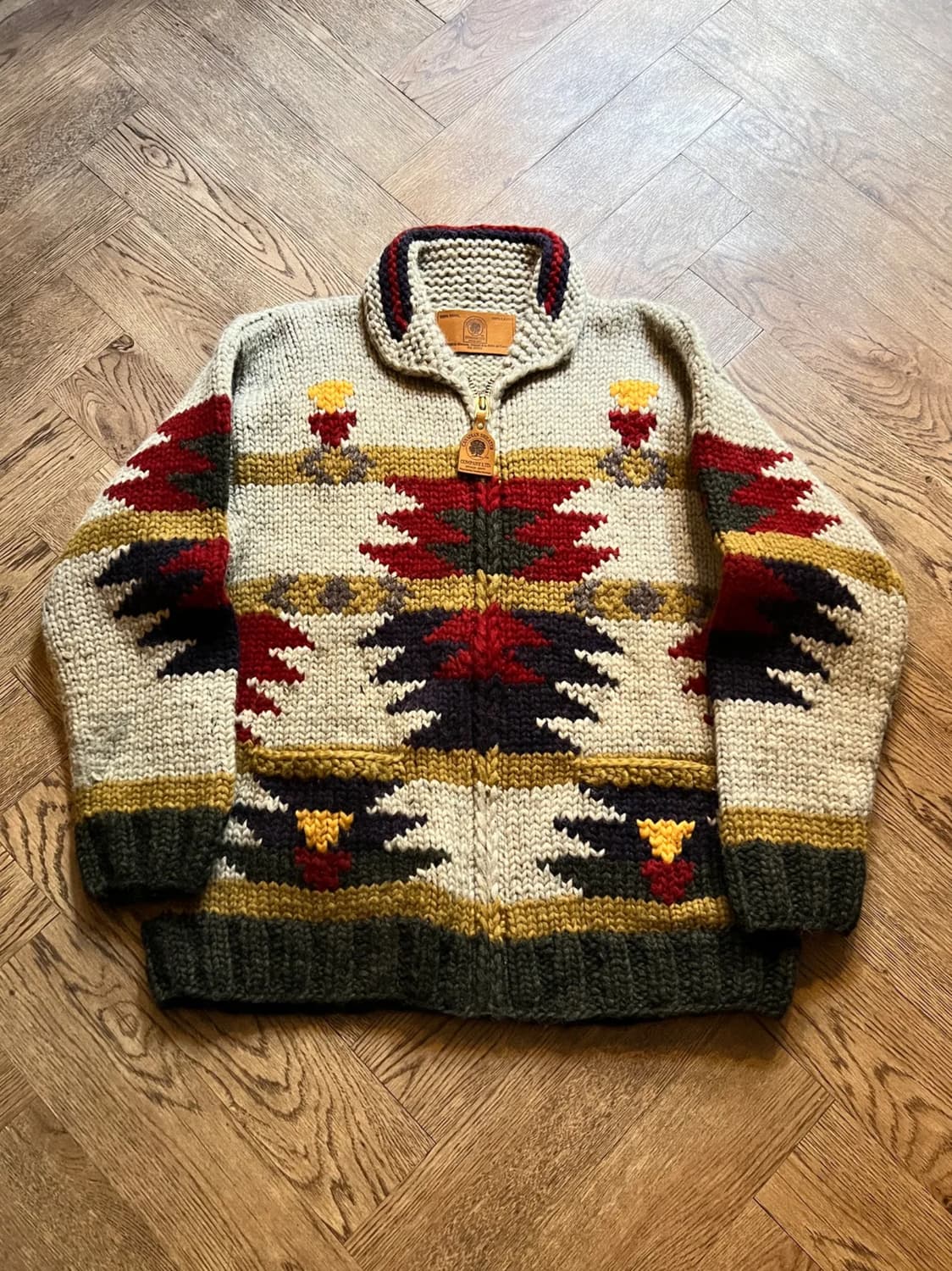 [M]Canadian Swearter 캐나디안스웨터 네이티브 패턴 코위찬 상품이미지1