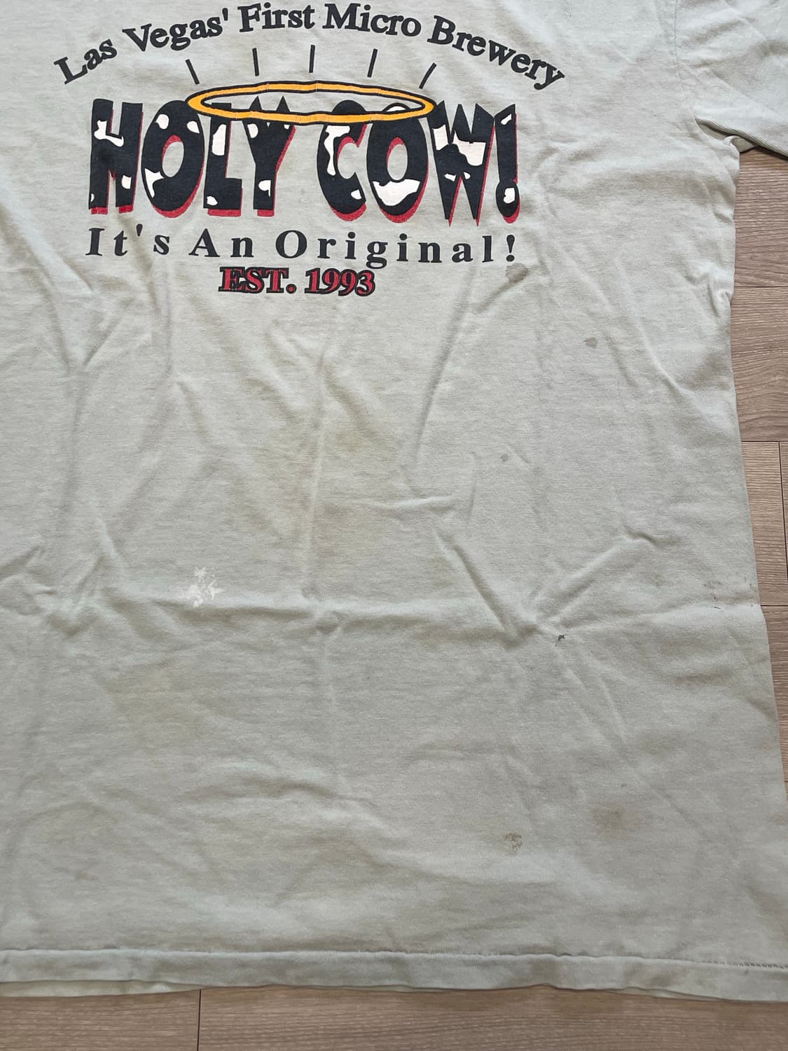 90s Holy cow brewery 빈티지 티셔츠 오네이타 상품이미지5