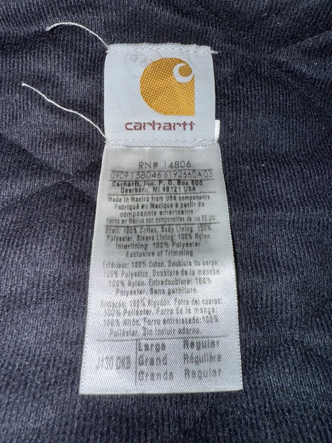 칼하트 J130 덕 액티브 재킷 상품이미지5