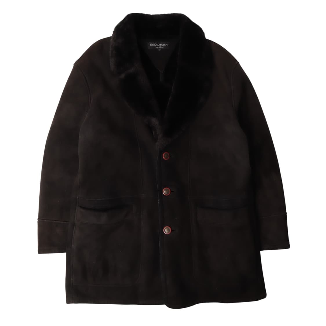 입생로랑 뿌르 옴므 스웨이드 무스탕 코트 상품이미지1