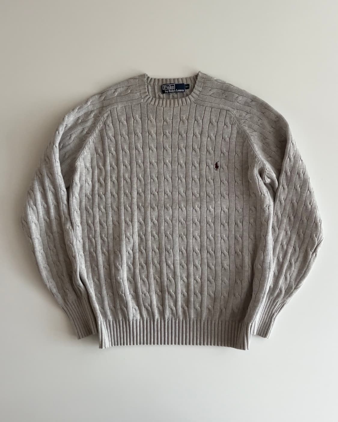 폴로 랄프로렌 그레이 케이블 니트 105 상품이미지1