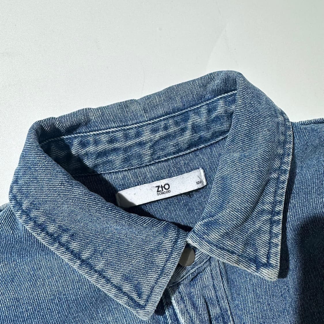 지오송지오 데님 셔츠 상품이미지4