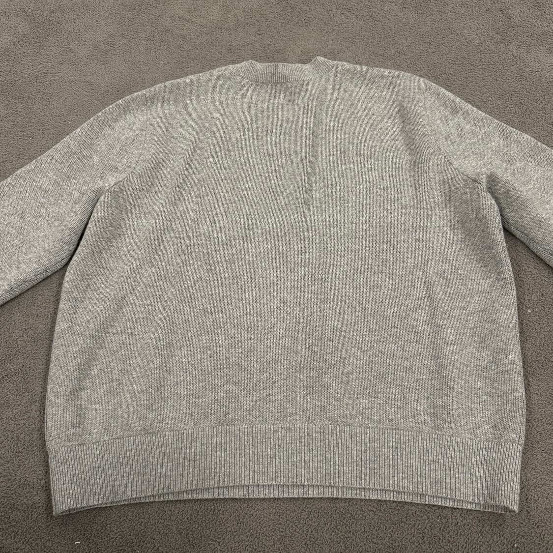 [정품/M] 버버리 EKD 울자카드 오버사이즈 스웨 터다크 썬더 c1 상품이미지4