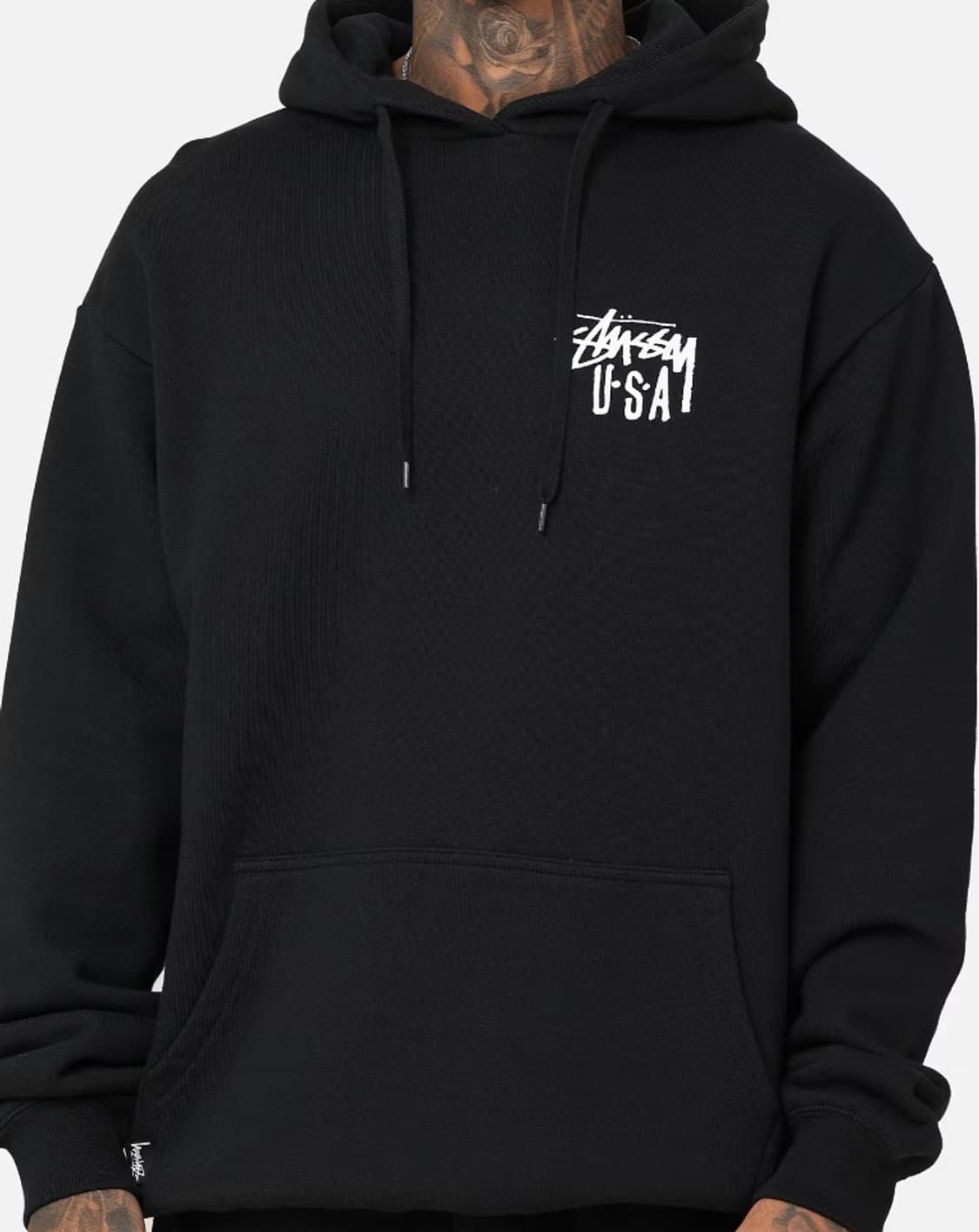 스투시 USA 후드티 블랙  상품이미지2