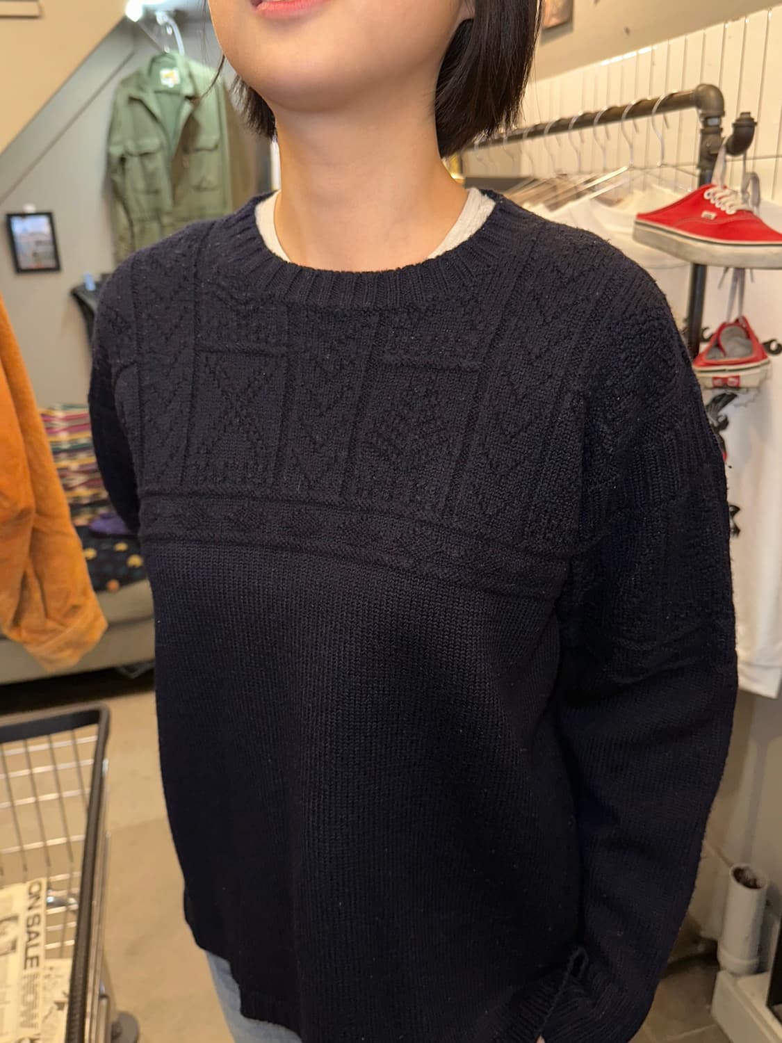 90’s Margaret Howel England pattern knit 상품이미지3