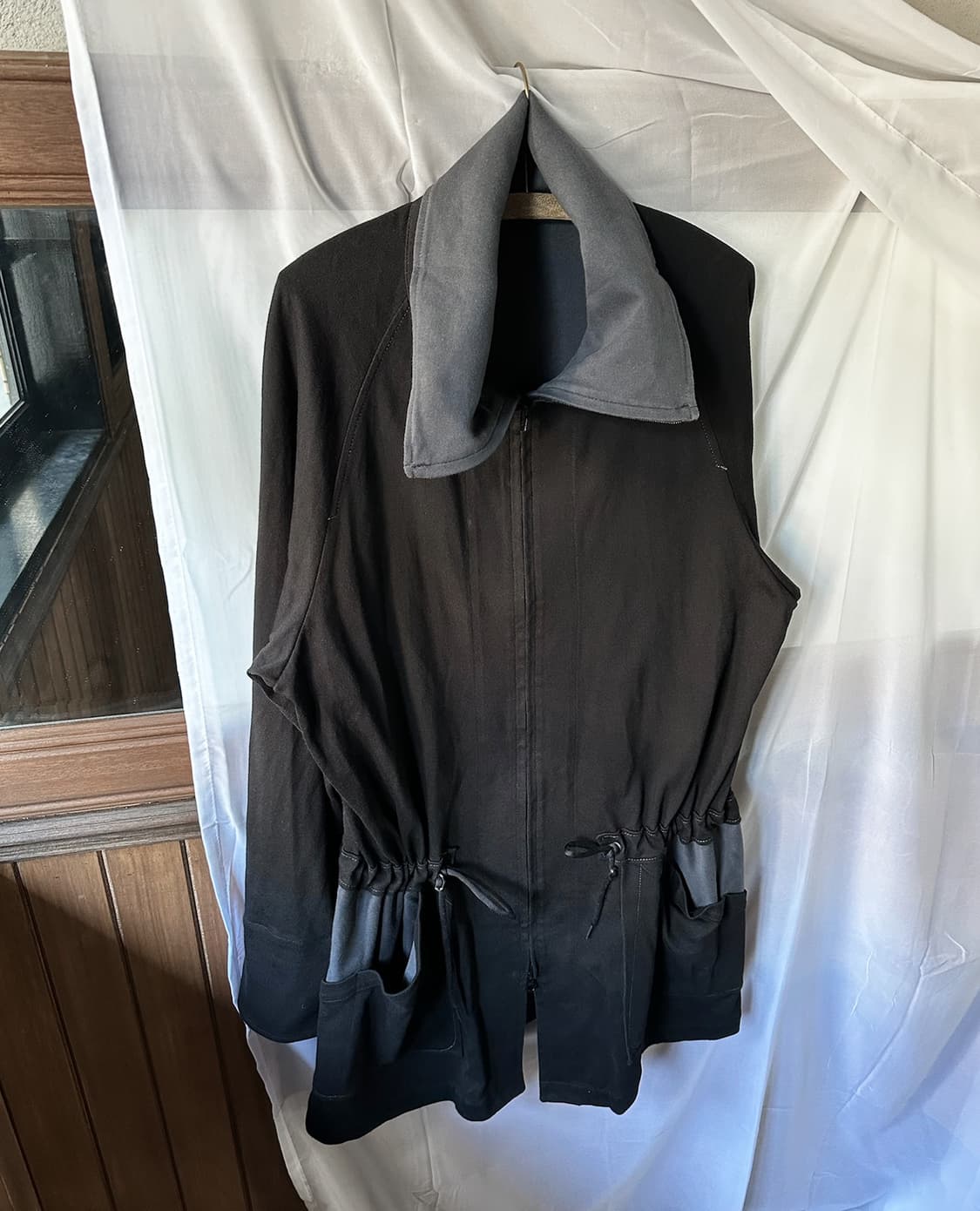 Y-3 high neck long zip-up 상품이미지6