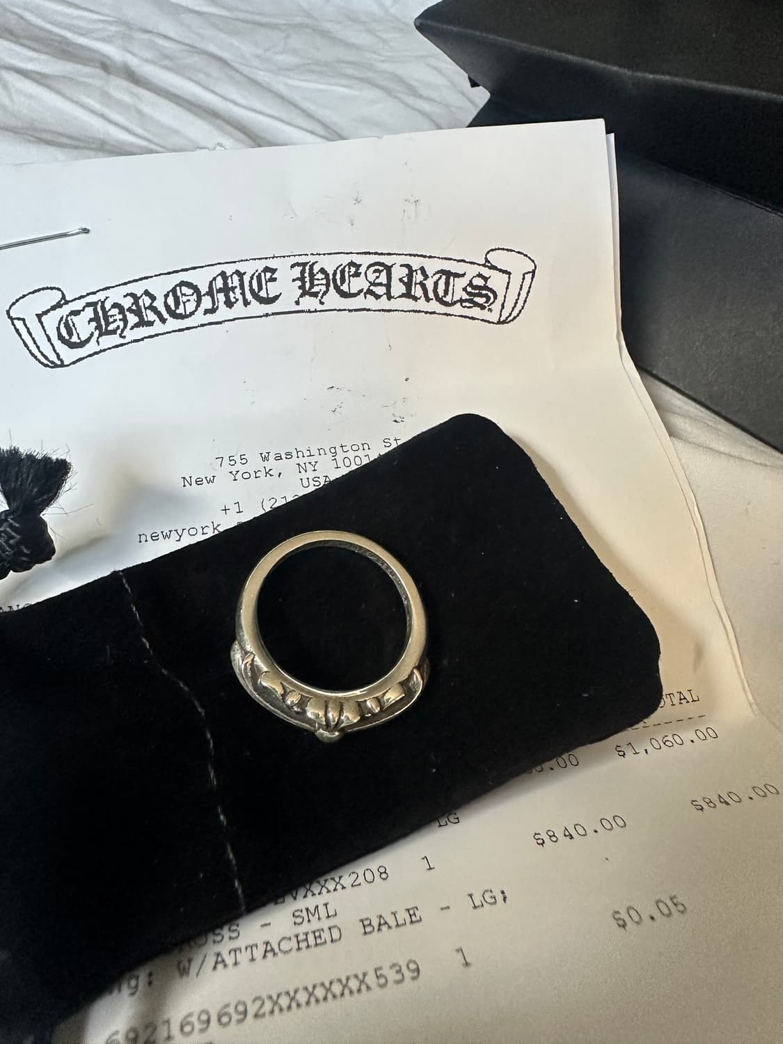 (새상품)크롬하츠 베이비플로랄 링 us7 상품이미지1