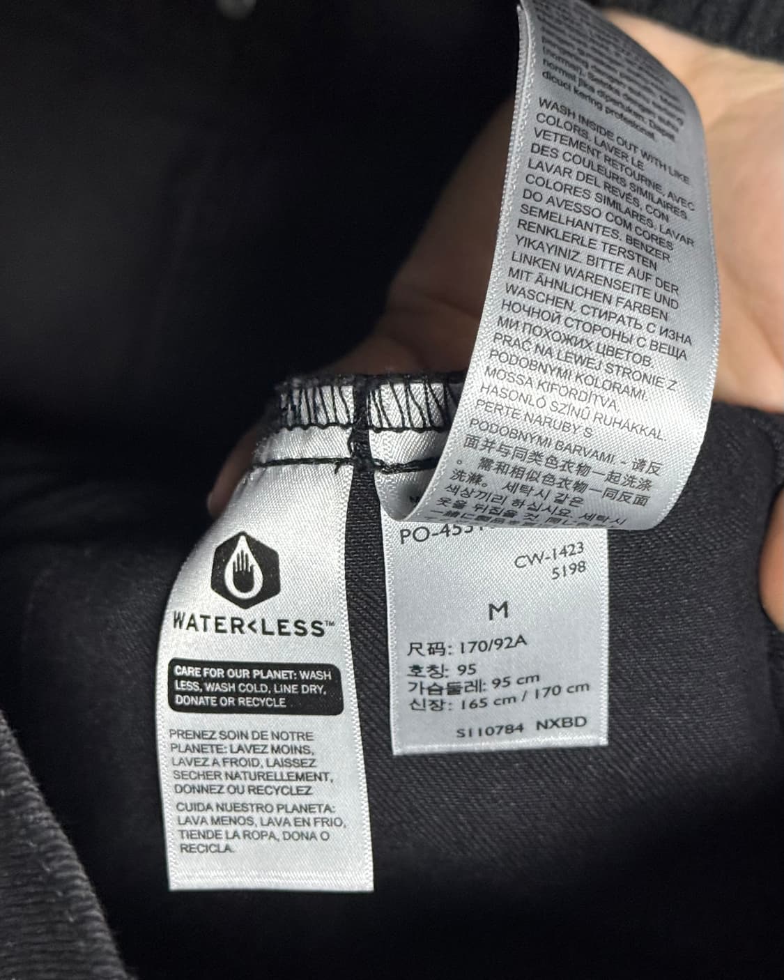 리바이스 스탠다드 블랙 데님 트러커 워크 자켓 M 95 레드탭 락시크 상품이미지7