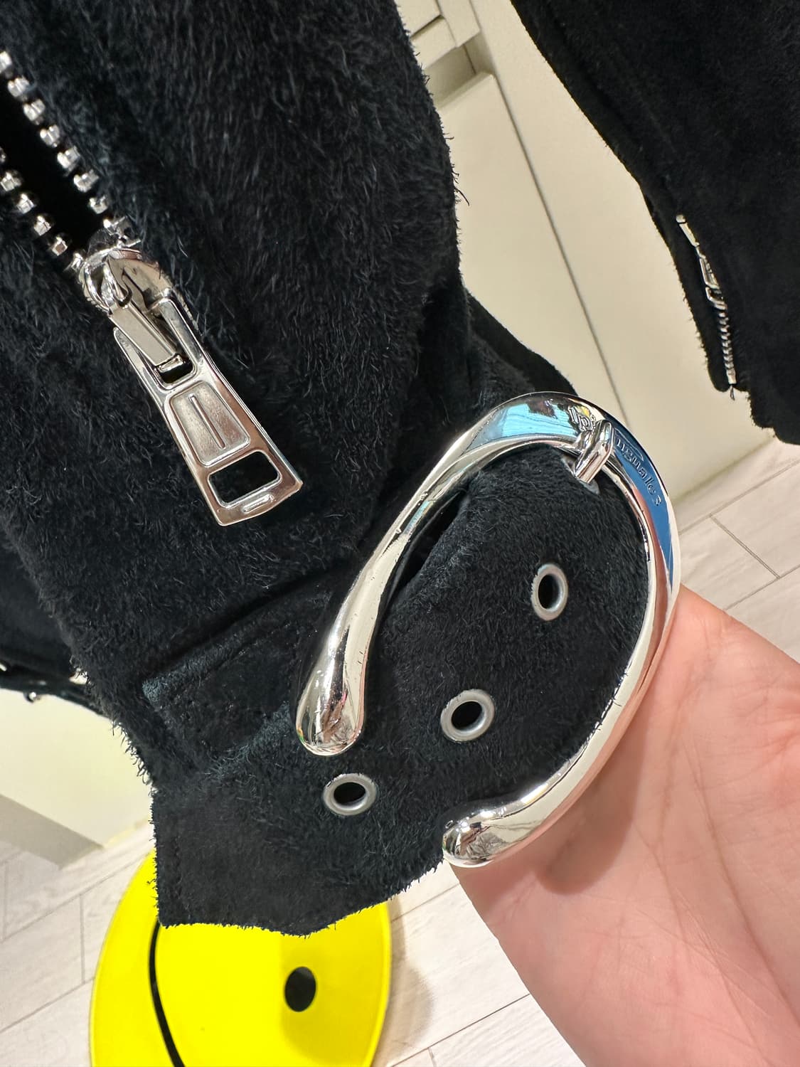 1 piu 1 uguale 3 스웨이드라이더자켓 상품이미지4