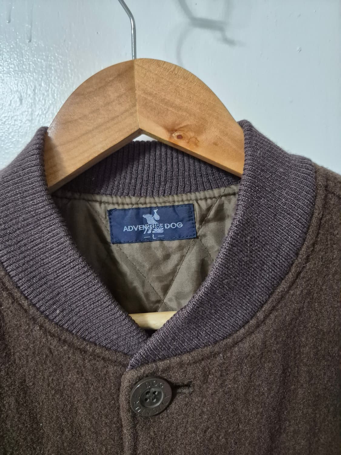 (L)'ADVENTURE DOG' 재팬 빈티지 바시티 자켓 상품이미지2