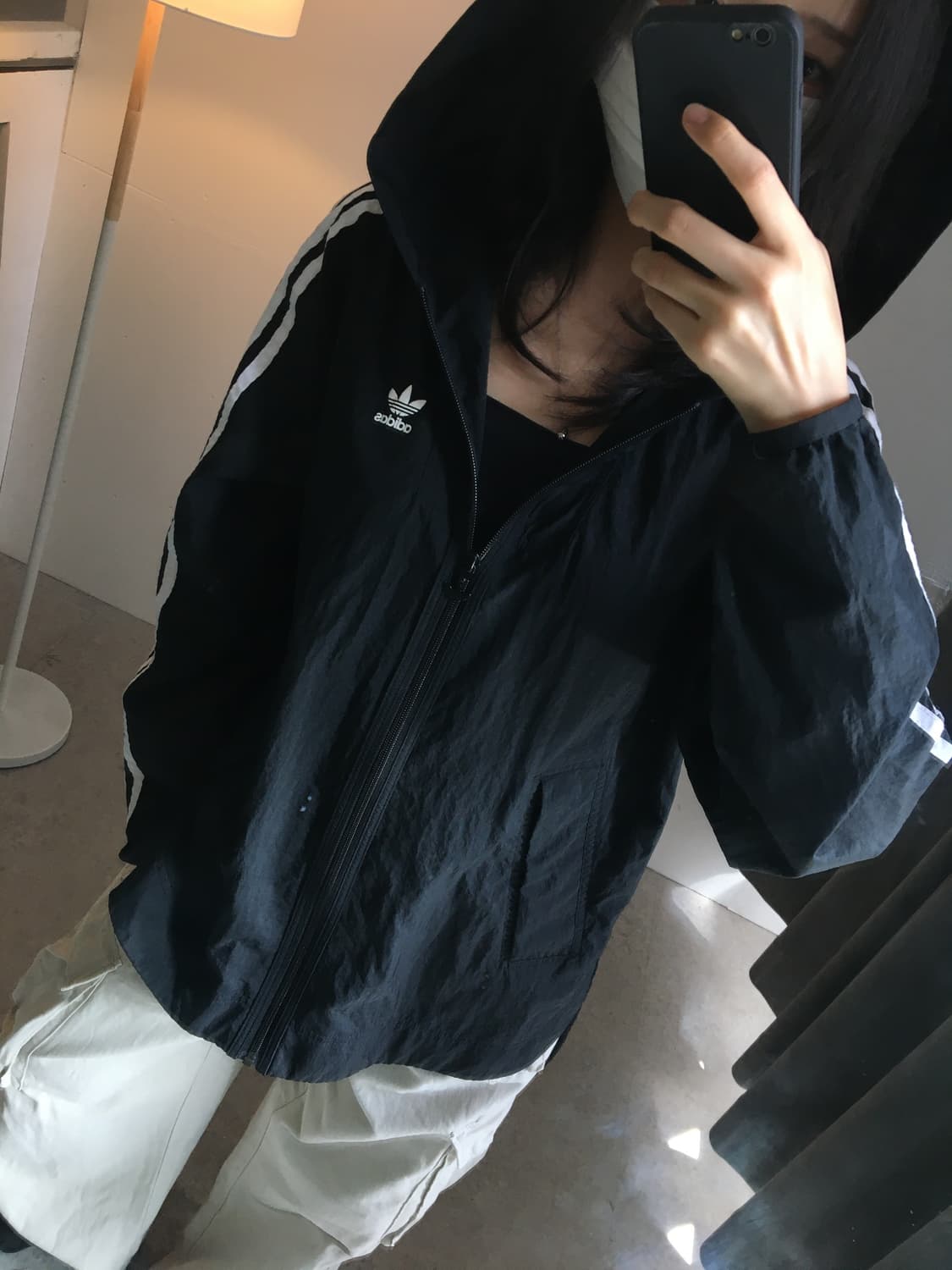 아디다스 사이드라인 후드 바람막이자켓 상품이미지1