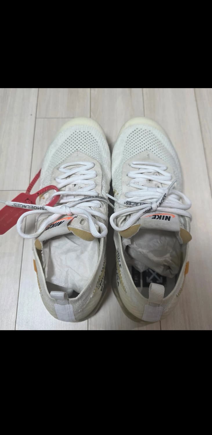 나이키x오프화이트 에어 베이퍼맥스 V2 화이트 [275] 상품이미지5