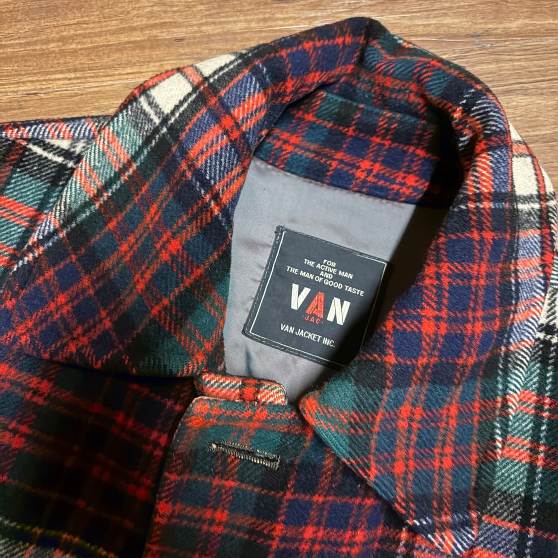 VAN JACKET CHECK PATTERN COAT 상품이미지6