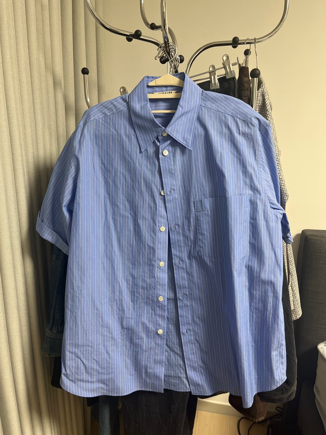 오라리 25ss 반팔 셔츠 사이즈 4 상품이미지1