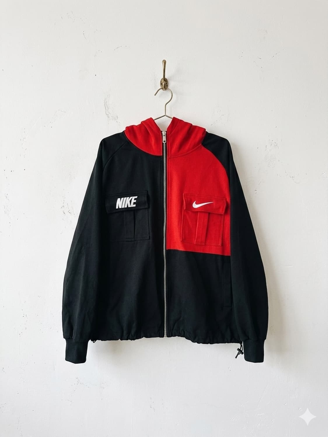 나이키 하프앤 하프 커스텀 후드집업 상품이미지1