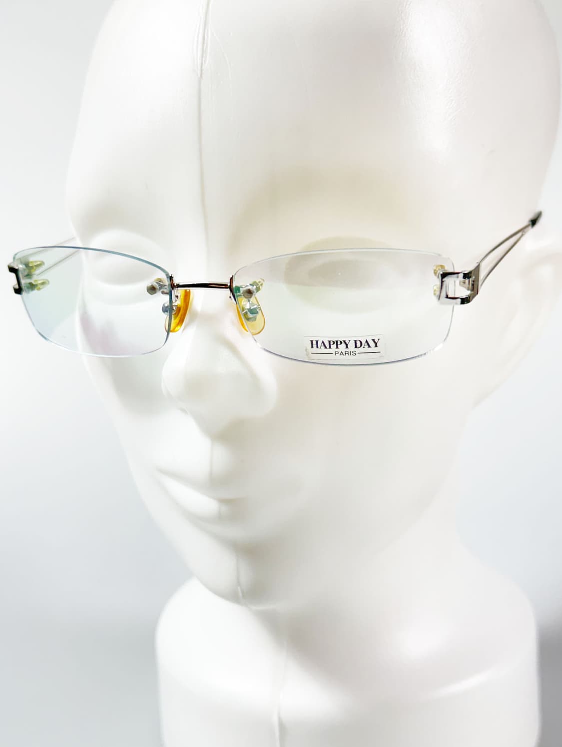 HAPPY DAY PARIS 무테 스퀘어 실버 메탈 빈티지 안경 상품이미지8
