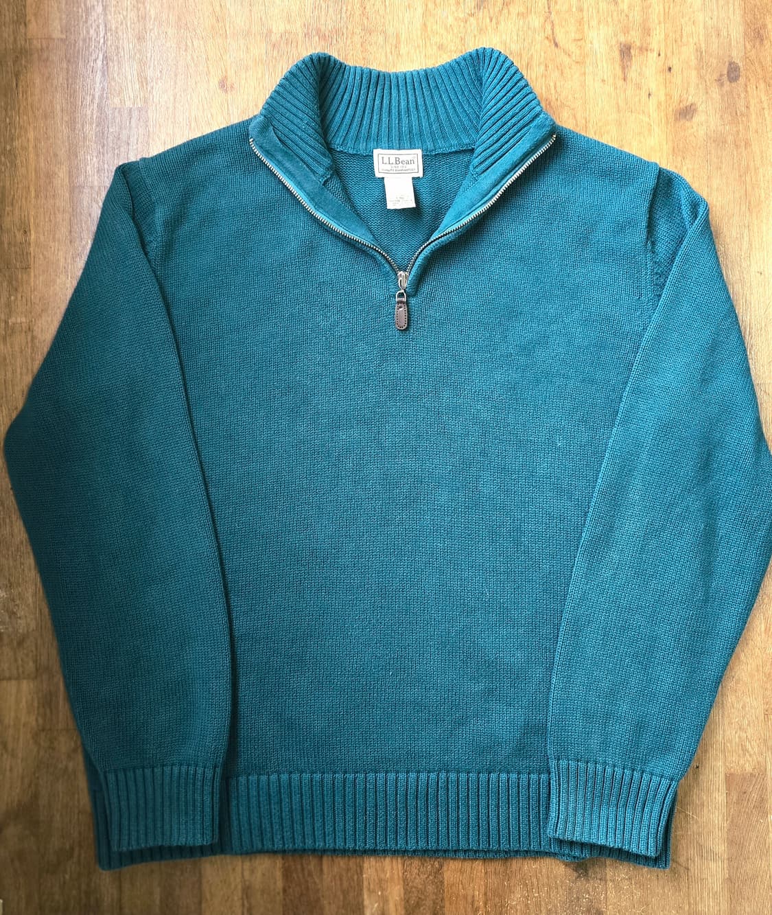 L.L.Bean 엘엘빈 반집업 니트 L ~ XL싸이즈 , 일본 발매 상품이미지1