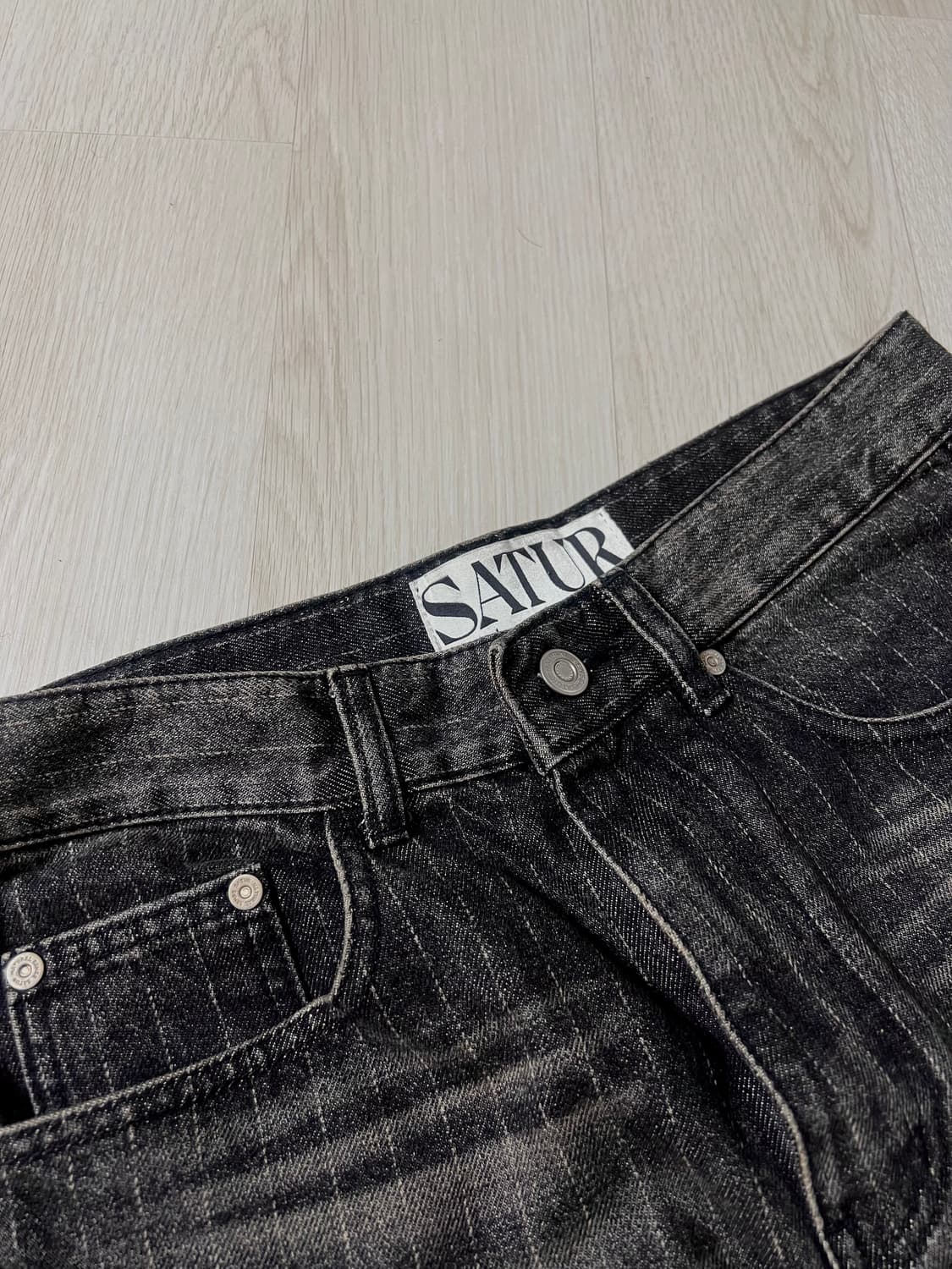 satur 세터 워시드 데님 팬츠 상품이미지2
