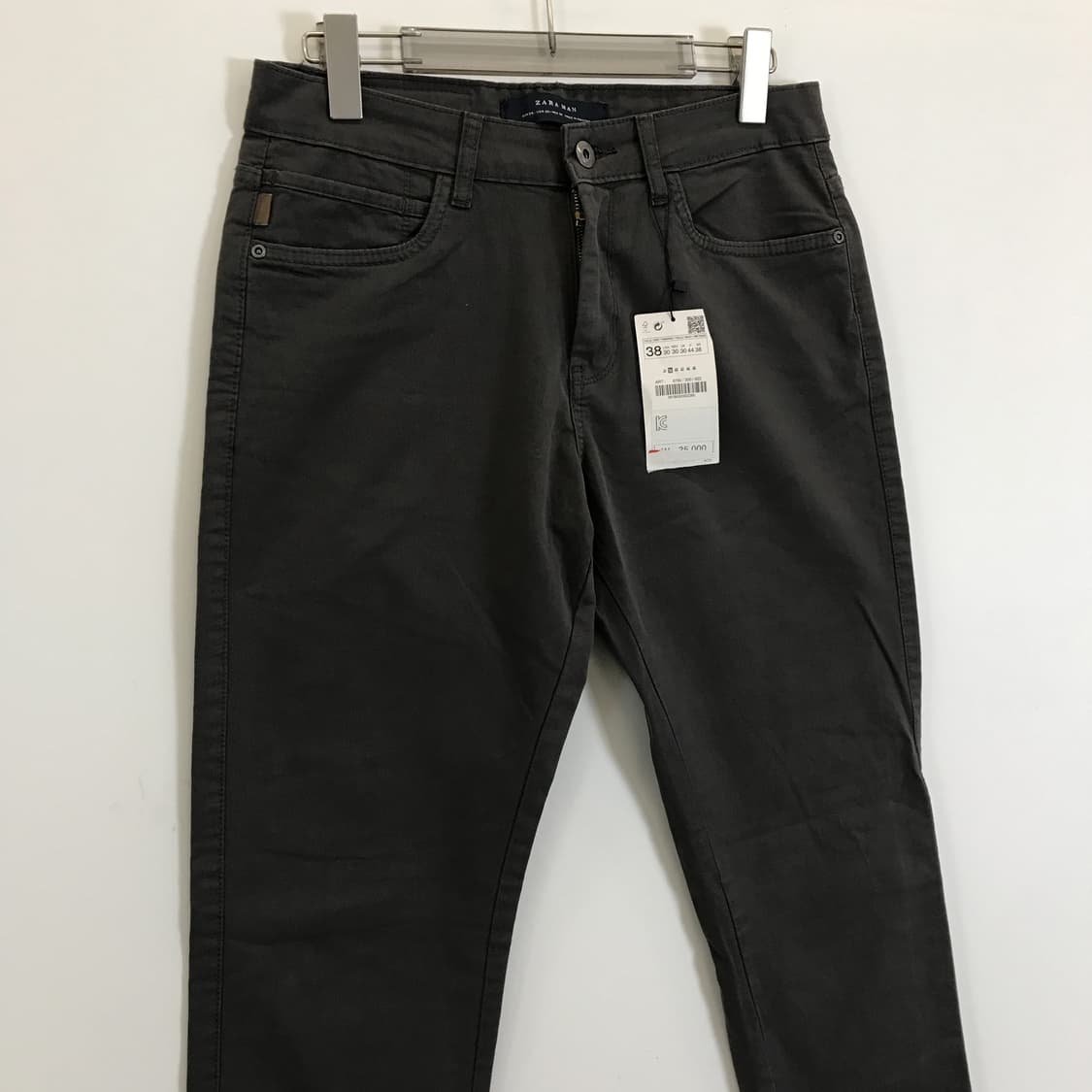 자라 슬림핏 그레이 데님팬츠 새상품 [30인치] 상품이미지2