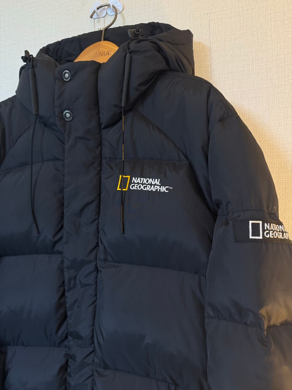 [XL]내셔널지오그래픽 카이만 롱패딩 블랙 상품이미지3