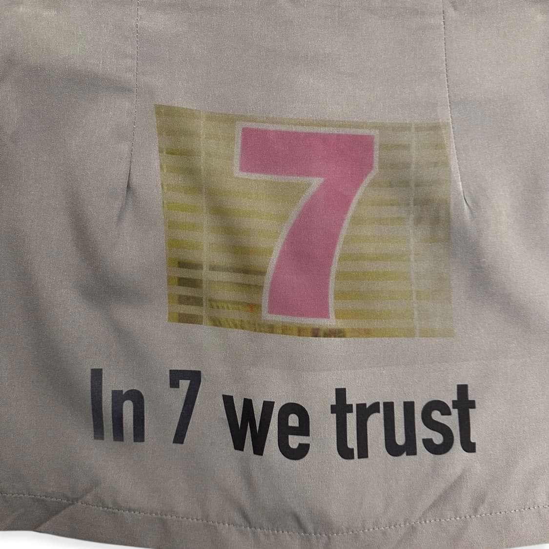 Number 7 Grey Mini Skirt 상품이미지4