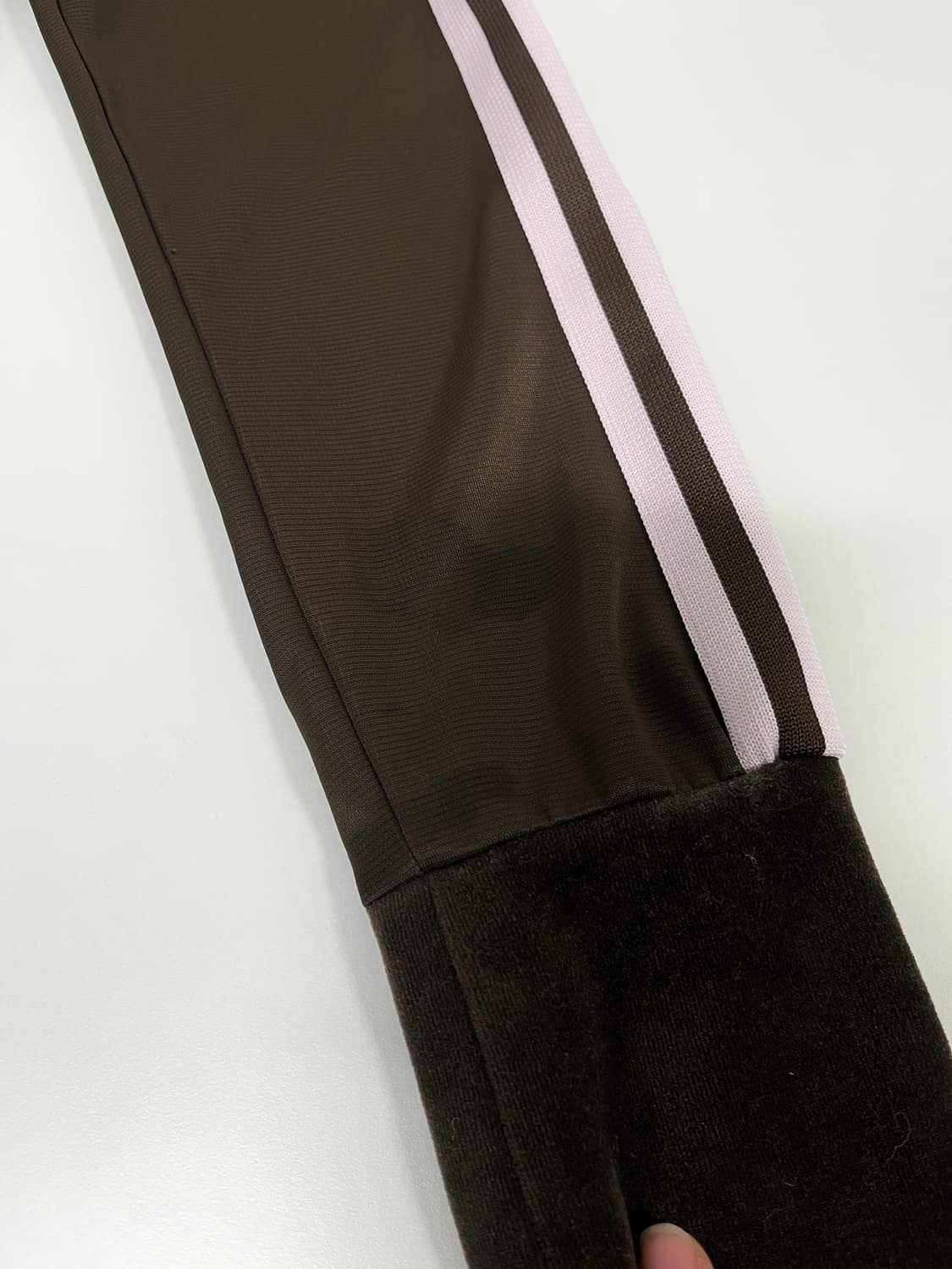 아디다스 브라운 핑크 퍼 져지 일본판 상품이미지4