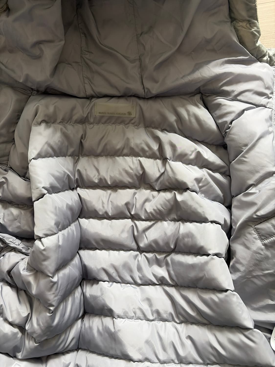 산산기어 서픽스 푸퍼자켓 그레이-24fw 상품이미지2