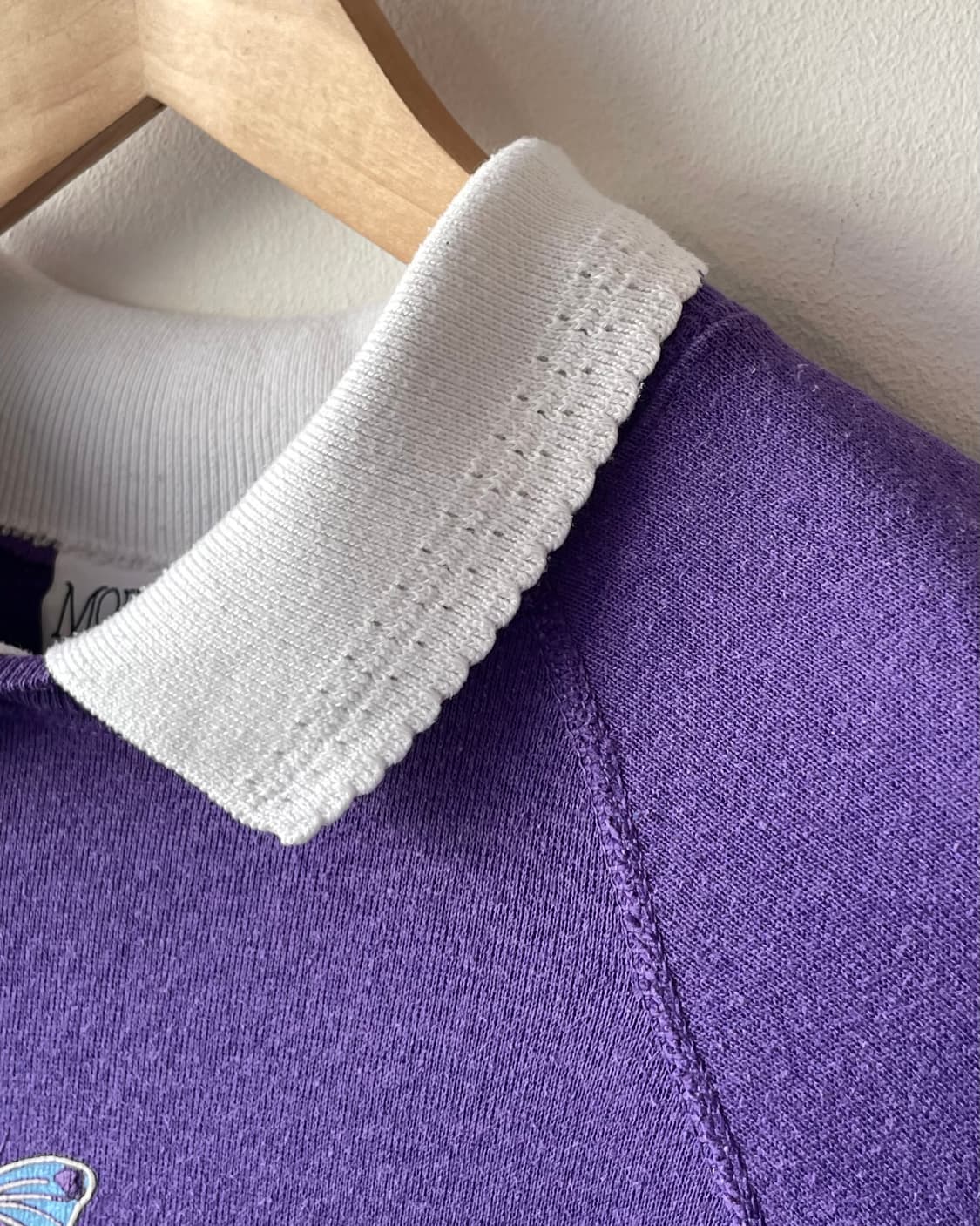 90s USA Morning Sun collar Sweatshirt 🪻 상품이미지3