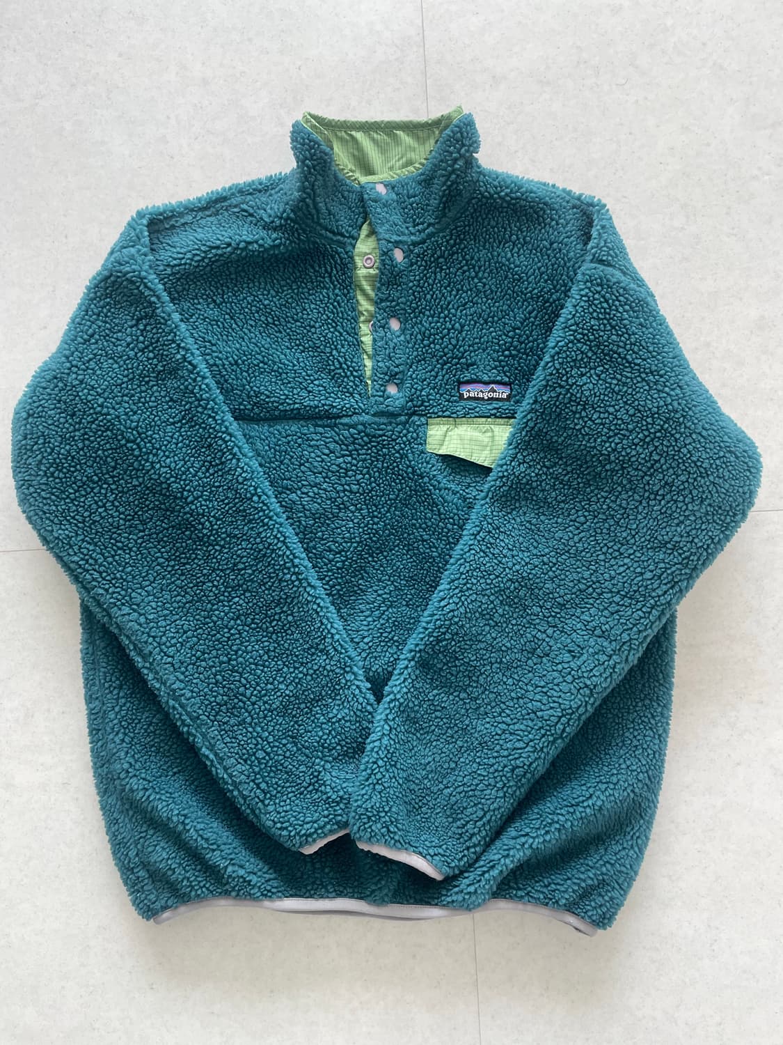 [S] 파타고니아 빈티지 글리세이드 스냅티 신칠라 그린/청록 상품이미지1