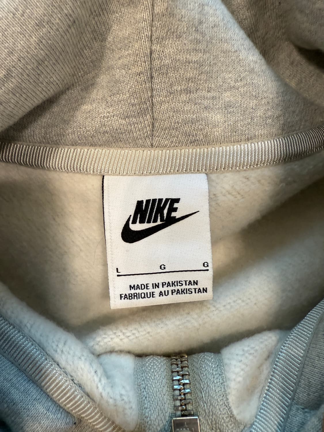나이키x스투시 나투시 후드 집업 그레이 L(105-110) 상품이미지4