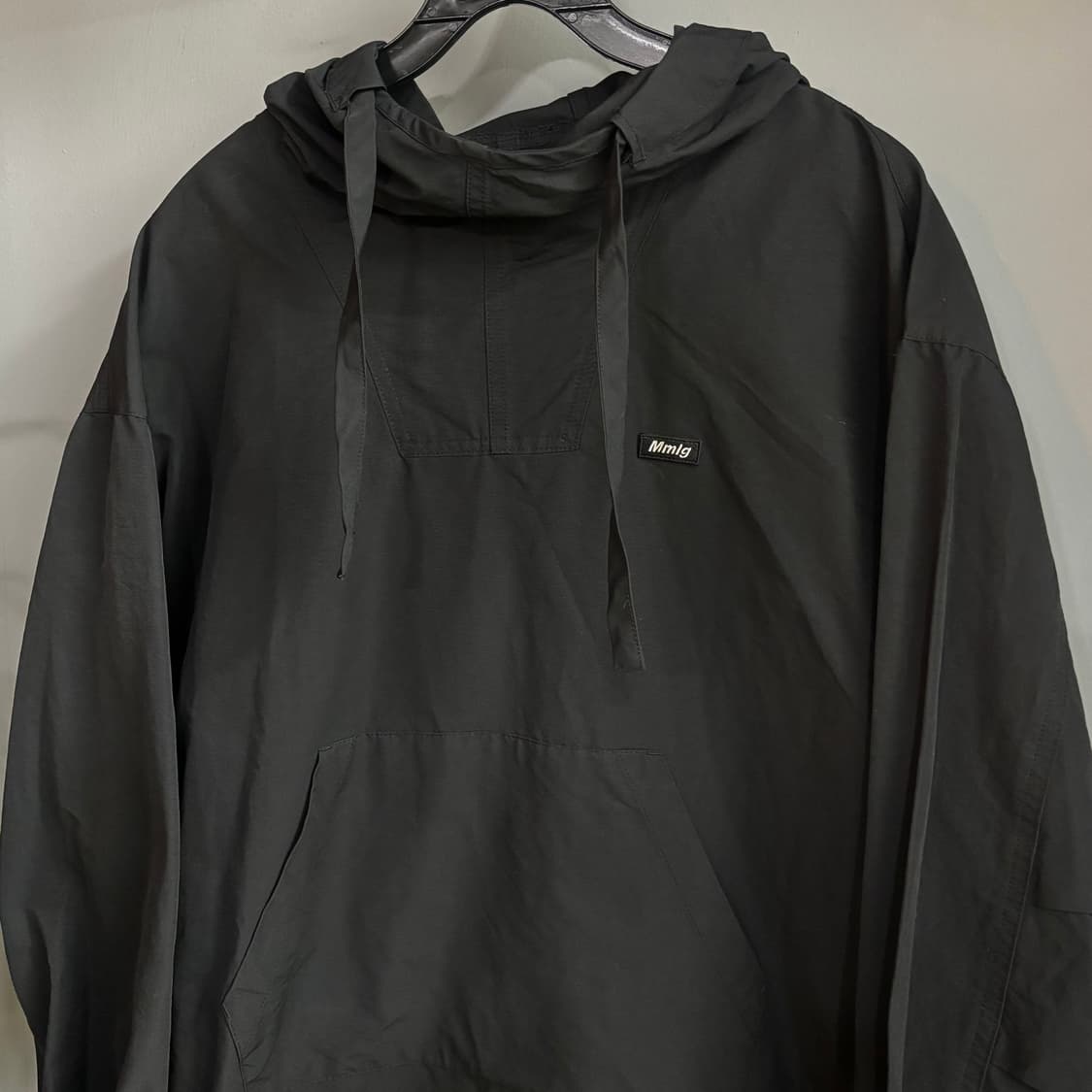 Mmlg엠엠엘지 블랙 후드 아노락 점퍼 상품이미지10