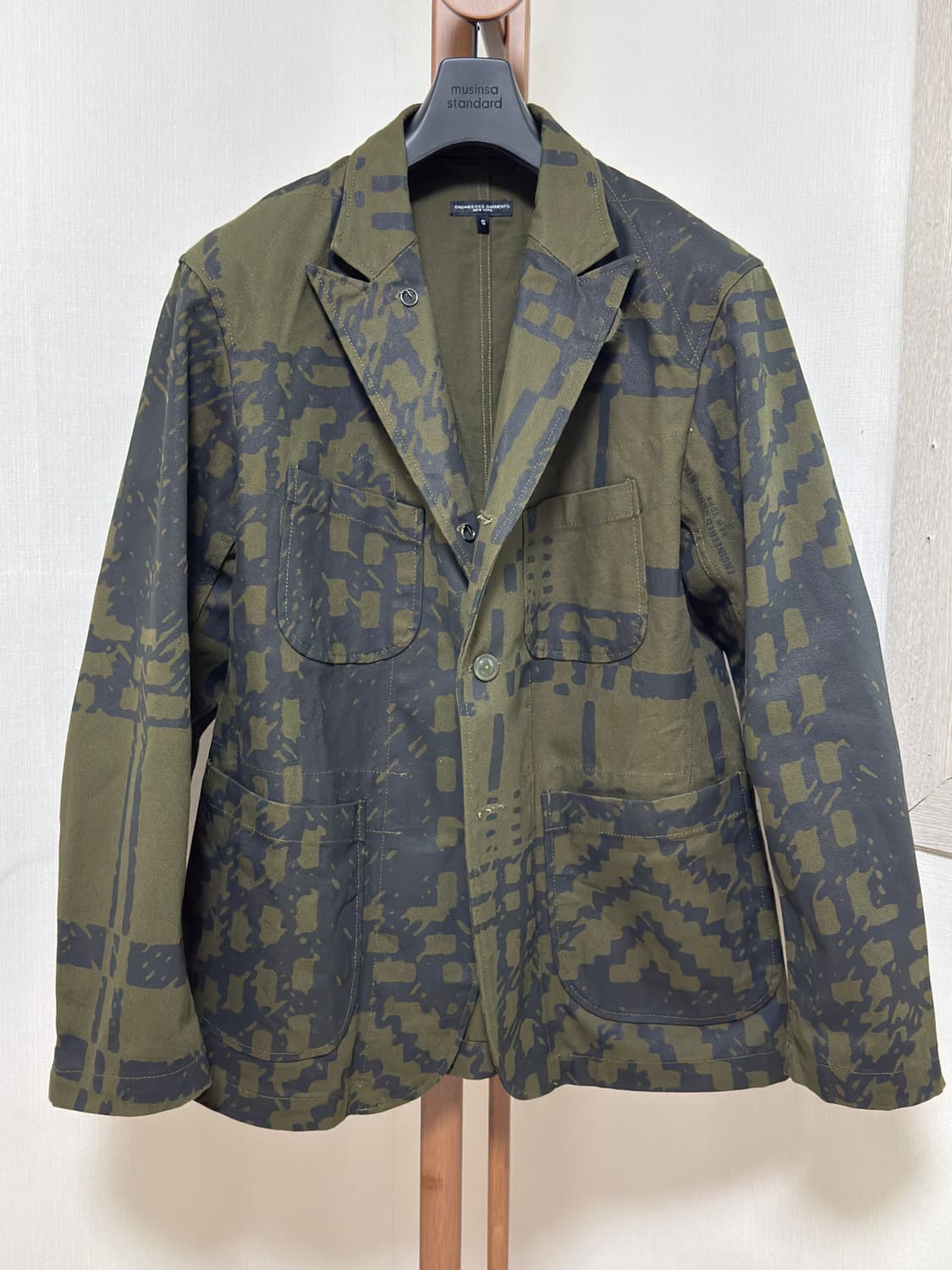 엔지니어드 가먼츠 베드포드 자켓: 올리브(블랙 플레드) / S 상품이미지1