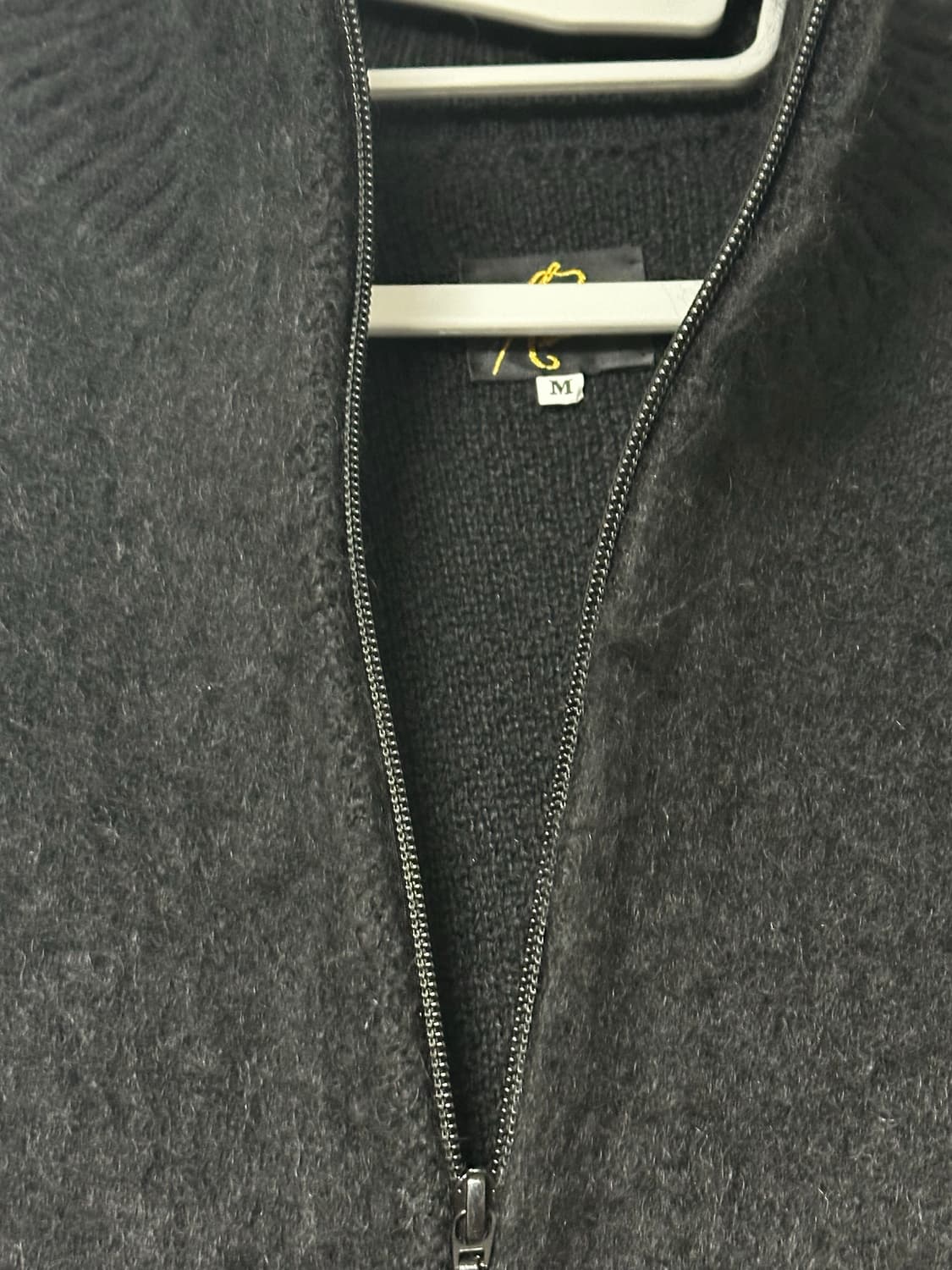 니들스 모헤어 집업 가디건 블랙 m 상품이미지2