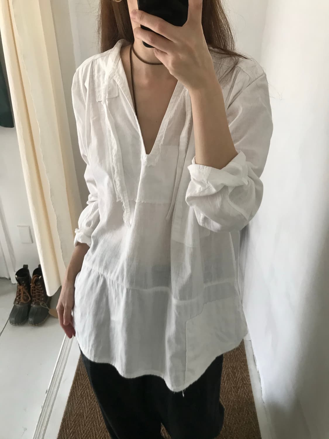 patch blouse 상품이미지2