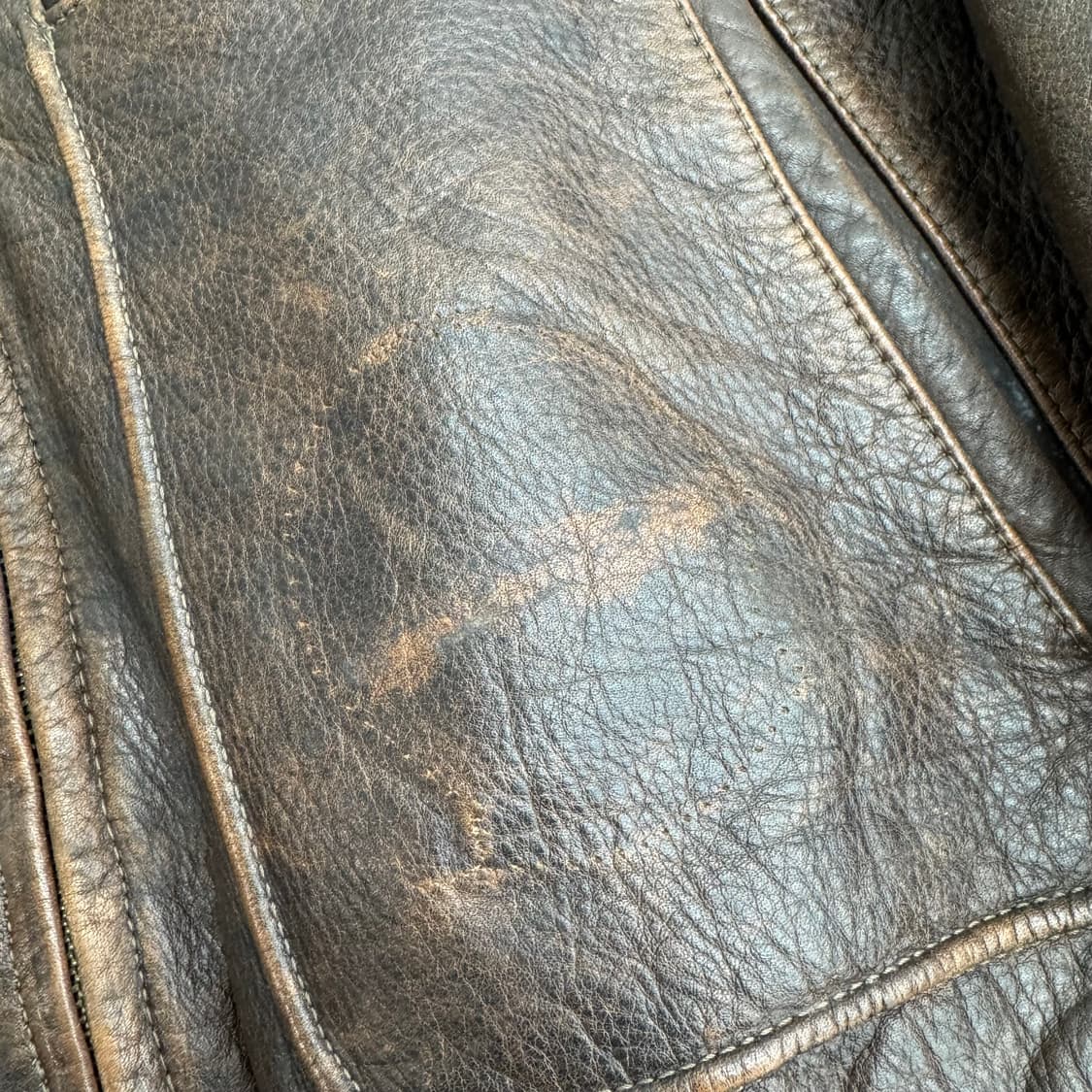 빈티지 레더 자켓  상품이미지5