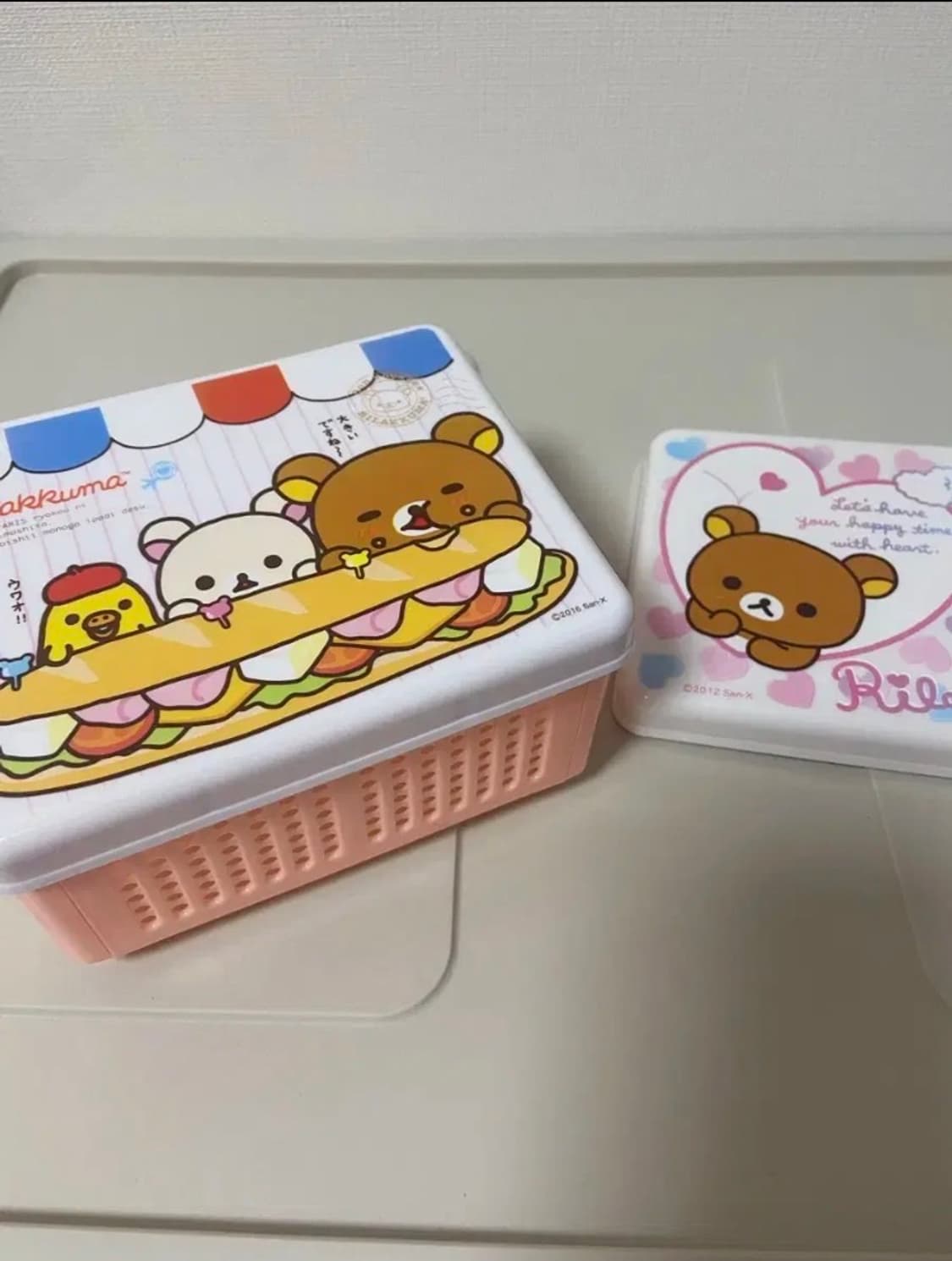 일괄)고전 소품 리락쿠마 보관통 상품이미지5