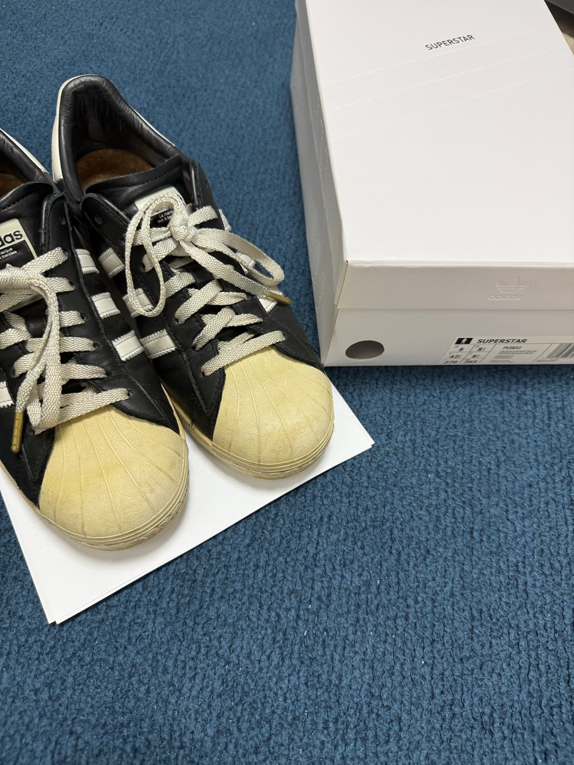 [270] 아디다스 슈퍼스타 프리미엄 블랙 상품이미지9
