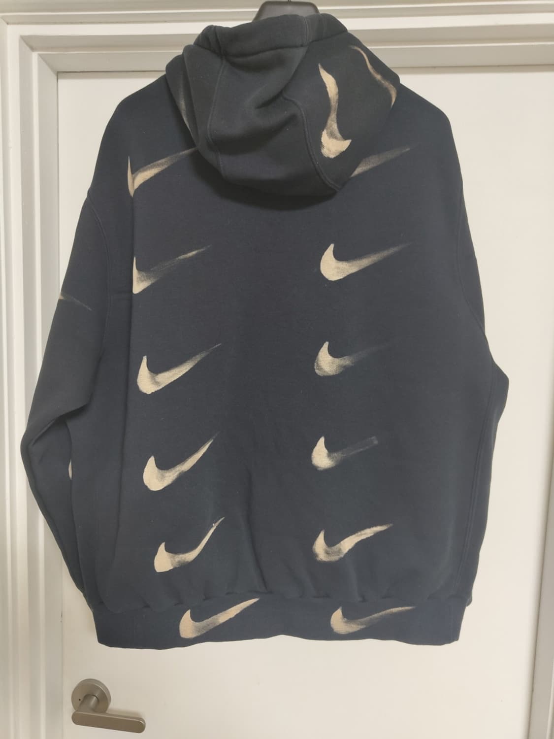 나이키 스우시 블리치드 후드 (블랙) XXL 상품이미지4