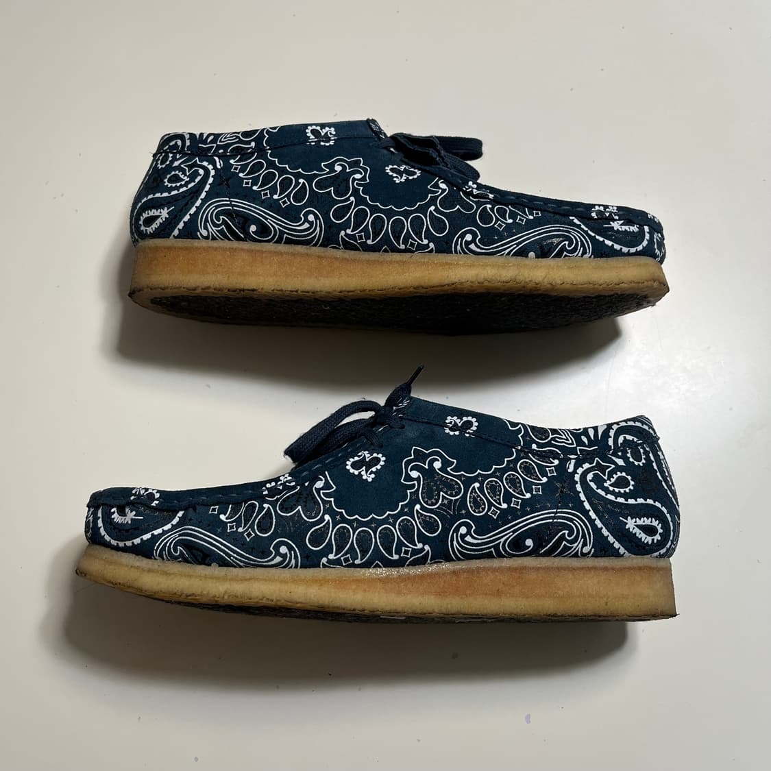 클락스 x 슈프림 왈라비 반다나 네이비 상품이미지1