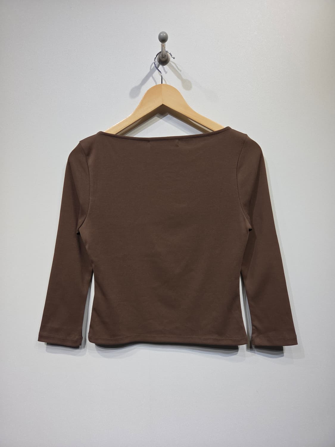 플로움 (FLOWOOM) 보트넥 골지 긴팔 티셔츠 상품이미지6