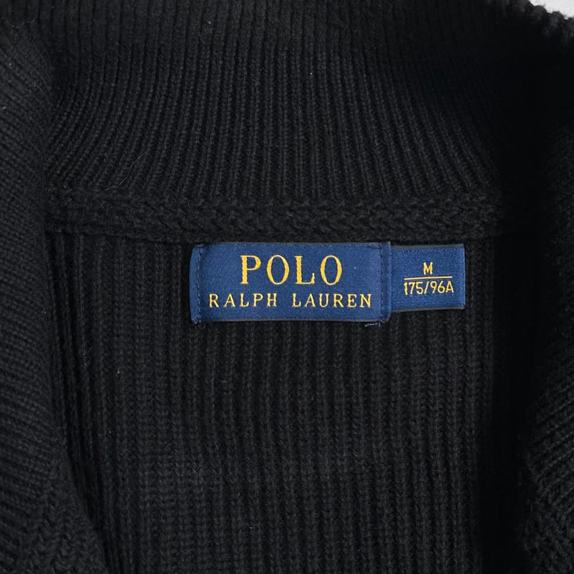 폴로 랄프로렌 블랙 니트집업   상품이미지6