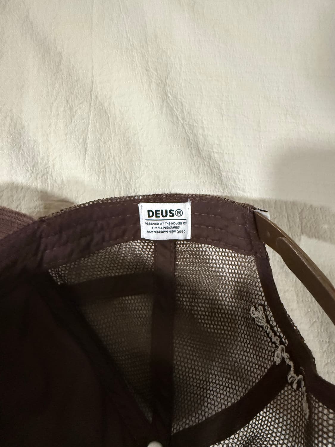 데우스 트러커캡 브라운 상품이미지5