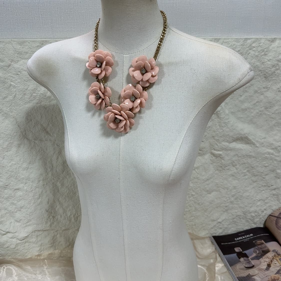 빈티지 꽃 오리엔탈 목걸이 상품이미지1