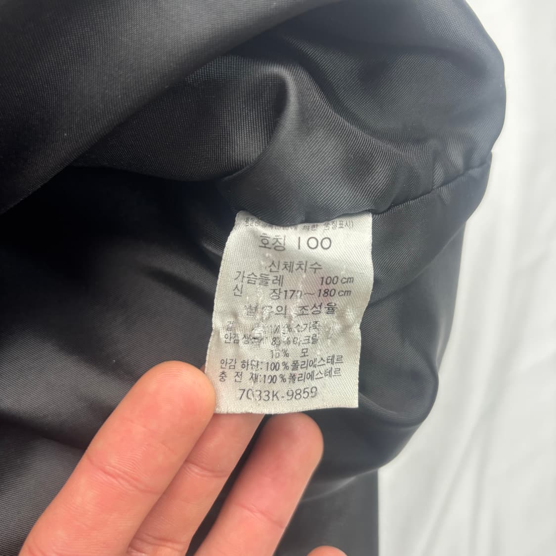 리바이스 레드탭 블랙 카우 레더 자켓 L 상품이미지9