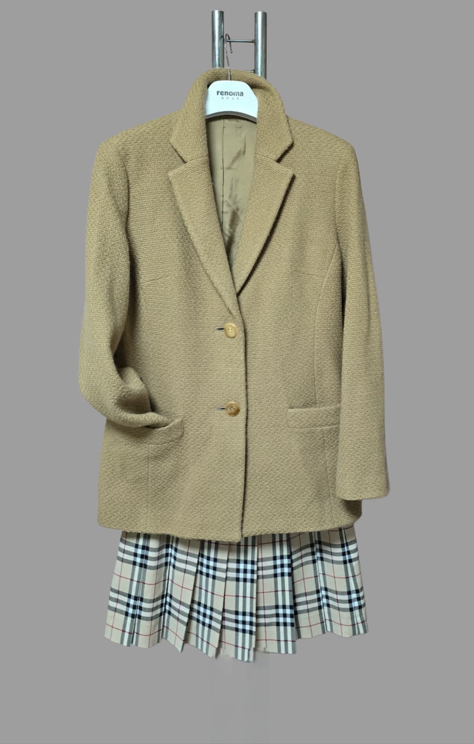 정품 버버리 캐시미어 자켓/여66 상품이미지1