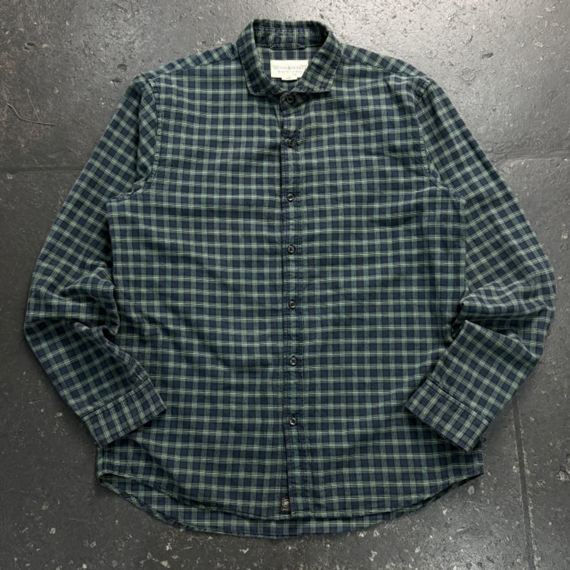 100 폴로 데님앤서플라이 체크셔츠  상품이미지1