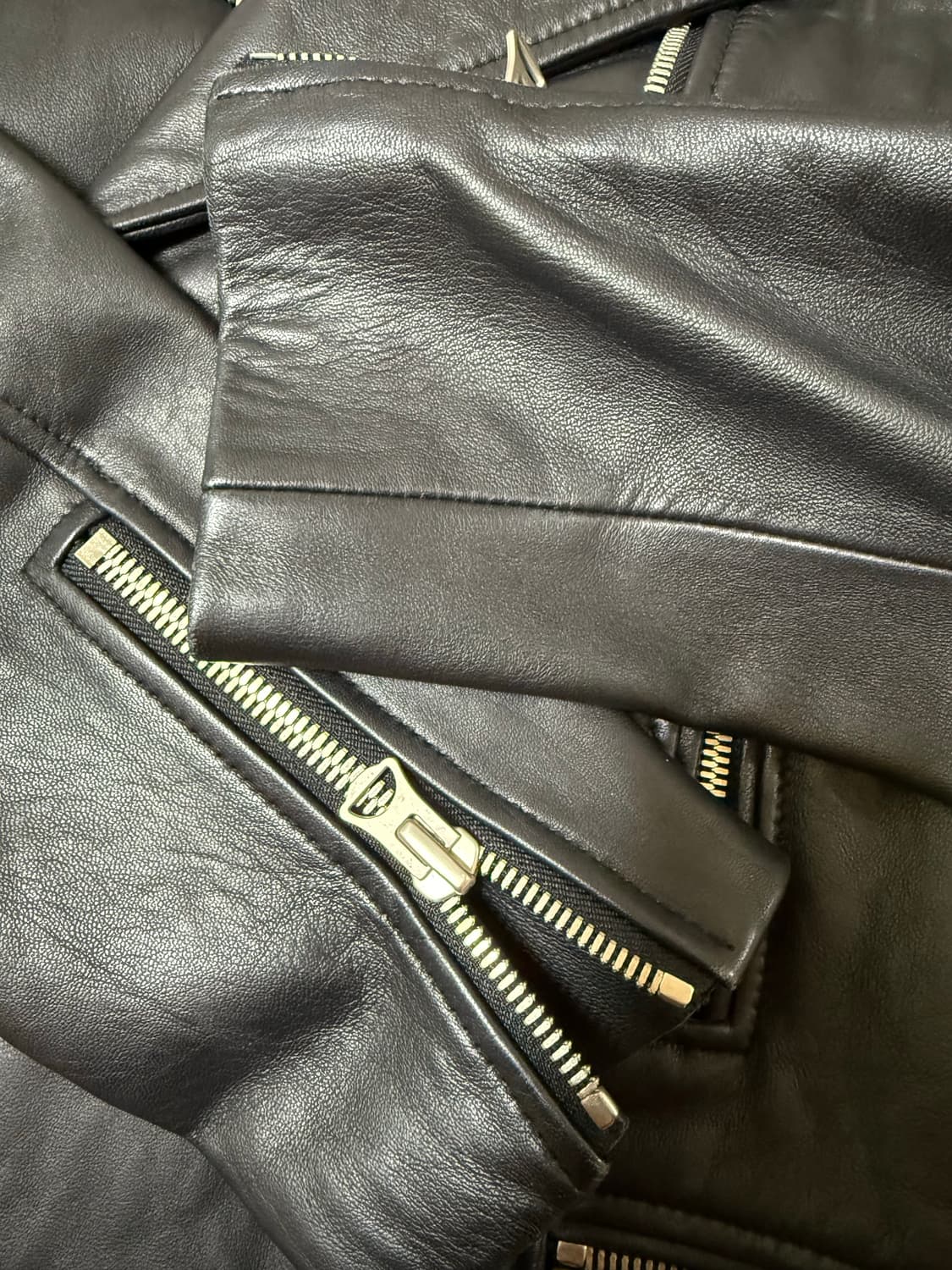 가죽 라이더 양가죽 자켓 M~L 상품이미지5