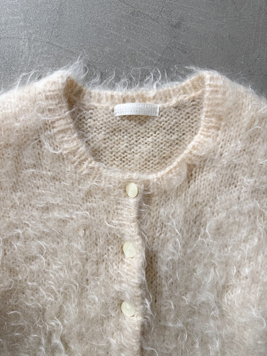 kaneko Isao Mohair Wool Sweater Cardigan 상품이미지3